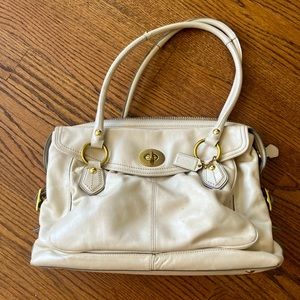 Coach Addison Pearlized Leather Bag